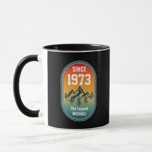 Vintager Geburtstag nach Maß Der legendäre Bergsti Tasse