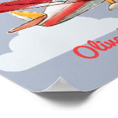 Vintager Geburtstag Poster (Ecke)