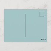 Vintager Geburtstag Postkarte (Rückseite)