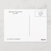 Vintager Geburtstag Postkarte (Rückseite)