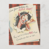 Vintager Geburtstag Postkarte (Vorderseite)