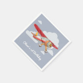 Vintager Geburtstag Serviette (Ecke)