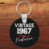 Vintager Geburtstag von 1967 Schlüsselanhänger (Vorderseite)
