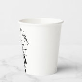 Vintager Geburtstagskünstler Pappbecher (Links)