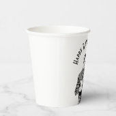 Vintager Geburtstagskünstler Pappbecher (Rechts)