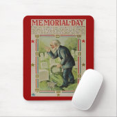 Vintager Gedenktag Der Fall Mousepad (Mit Mouse)
