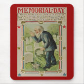 Vintager Gedenktag Der Fall Mousepad (Vorne)