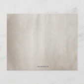 Vintager Gedenktag zum Geburtstag Einladung (Rückseite)