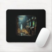 Vintager Geist Halloween Geist in einem abandonier Mousepad (Mit Mouse)