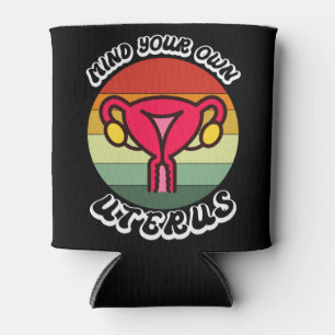 Vintager Geist Ihr eigenes Uterus Funny Feminist G Dosenkühler