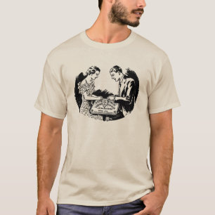 Vintager Geist-sprechenbrett-Grafik T-Shirt