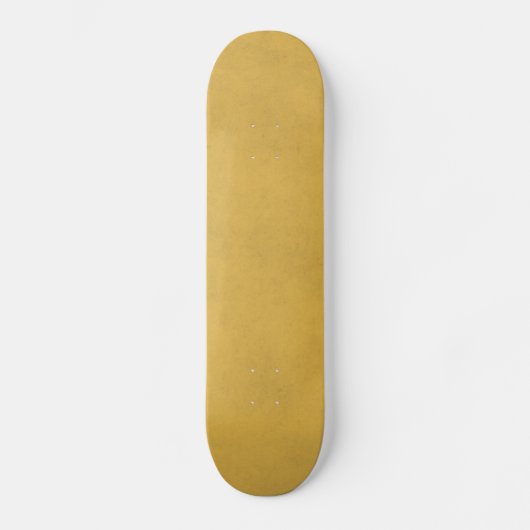 Vintager gelbes Goldpapier-Pergament-Hintergrund Skateboard (Vorderseite)