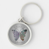 Vintager Gemusterter Butterfly-Glaubenssatz