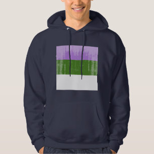 Vintager Genderqueer Stolz Hoodie