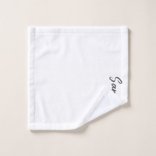 Vintager geometrischer Beige Badhandtuch Set (Waschlappen)