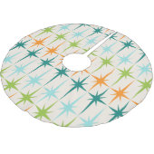 Vintager geometrischer polyester weihnachtsbaumdecke (Schrägansicht)