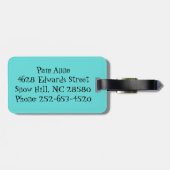 Vintager geometrischer Sternexplosion-Gepäck-Umbau Gepäckanhänger (Rückseite horizontal)