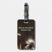 Vintager Gepäckanhänger (Rückseite vertikal)