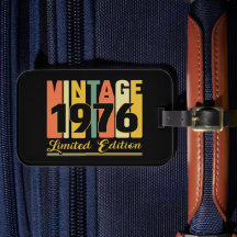 Vintager Gepäcktag 1976