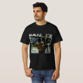 Vintager Geschäftselektriker arbeitet im Schneestu T-Shirt (Vorne ganz)