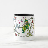 Vintager gescheckter Pfeifer Tasse (Zentrum)