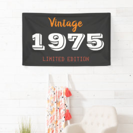 Vintager Geschenkbanner in limitierter Auflage 197 Banner