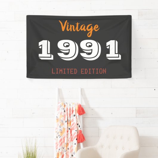 Vintager Geschenkbanner in limitierter Auflage 199 Banner (Insitu)