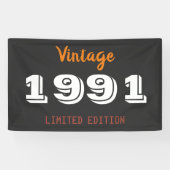 Vintager Geschenkbanner in limitierter Auflage 199 Banner (Horizontal)