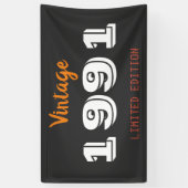 Vintager Geschenkbanner in limitierter Auflage 199 Banner (Vertikal)