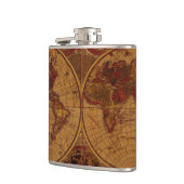 Vintager Geschichtsliebhaber der Alten Welt Flachmann (Links)