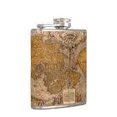 Vintager Geschichtsliebhaber der Alten Welt Flachmann (Rechts)