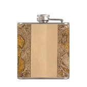 Vintager Geschichtsliebhaber der Alten Welt Flachmann (Rückseite)