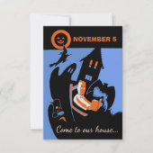 Vintager gespenstischer einladung (Vorderseite)