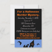 Vintager gespenstischer einladung (Rückseite)