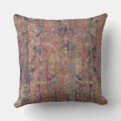 Vintager, gestörter Abstrakter Rostorn Kissen (Rückseite)
