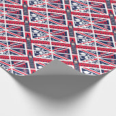 Vintager Gewerkschafts-Jack-BRITISCHE Flagge mit Geschenkpapier (Ecke)