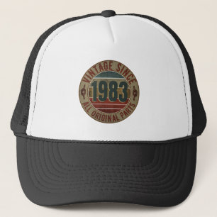 VINTAGER GIFT-TRUCKER-HAT 1983 TRUCKERKAPPE