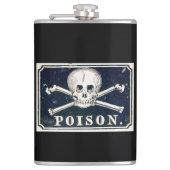 Vintager Giftkolben Flachmann (Vorderseite)