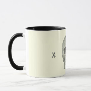 Vintager Giftschädel Tasse