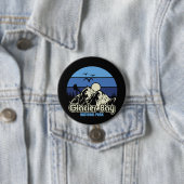 Vintager Glacier Bay-Nationalpark Button (Beispiel)