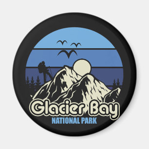Vintager Glacier Bay-Nationalpark Magnet