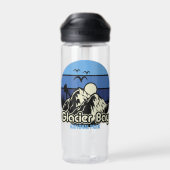 Vintager Glacier Bay-Nationalpark Trinkflasche (Rückseite)