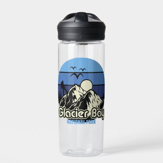 Vintager Glacier Bay-Nationalpark Trinkflasche (Vorderseite)