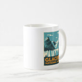 Vintager Glacier-Nationalpark Kaffeetasse (VorderseiteRechts)