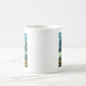 Vintager Glacier-Nationalpark Kaffeetasse (Mittel)
