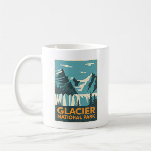 Vintager Glacier-Nationalpark Kaffeetasse