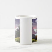Vintager Glacier-Nationalpark Kaffeetasse (Mittel)