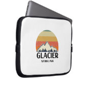 Vintager Glacier-Nationalpark Laptopschutzhülle (Vorne Rechts)