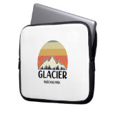 Vintager Glacier-Nationalpark Laptopschutzhülle (Vorderseite Links)