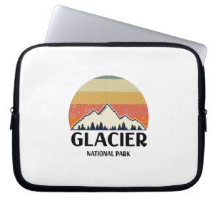 Vintager Glacier-Nationalpark Laptopschutzhülle
